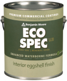 Photo for BENJAMIN MOORE Eco Spec WB Eggshell Finish 374